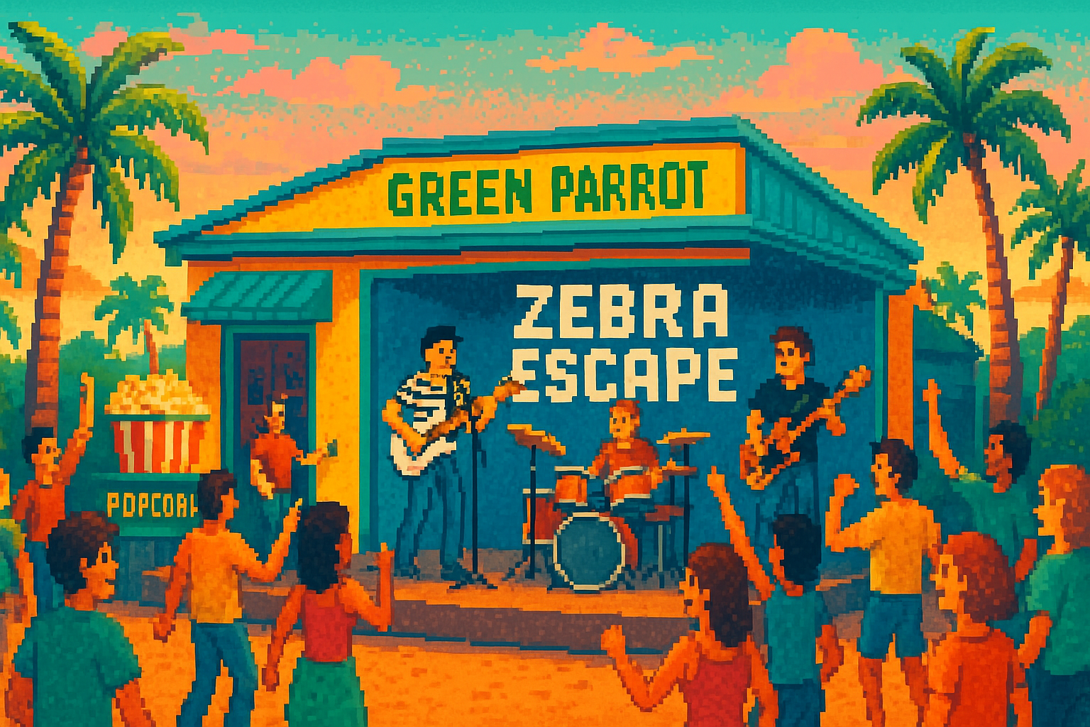 Zebra Escape Party at Green Parrot Bar - Green Parrot Bar - 2026-07-29